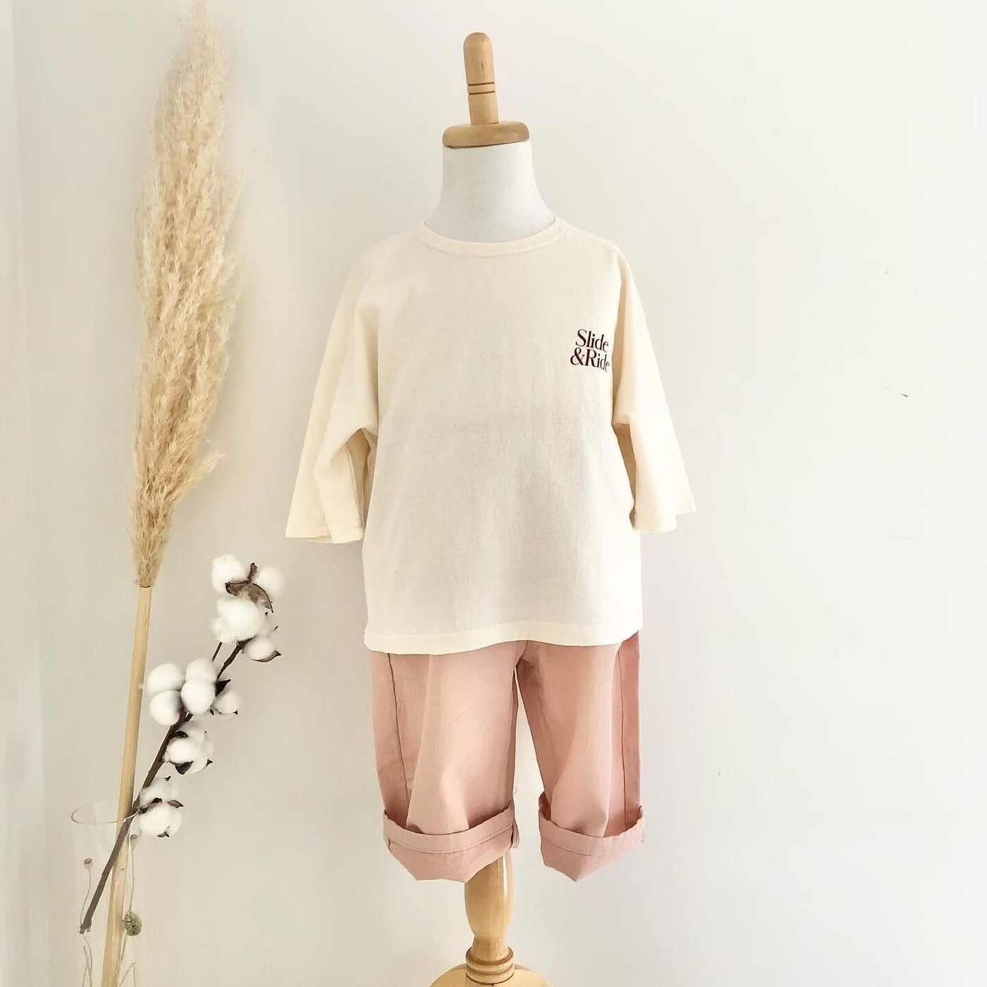 【hamomisi】cotton pants(90~130)