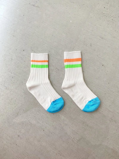 【hamomisi】Neon Line socks