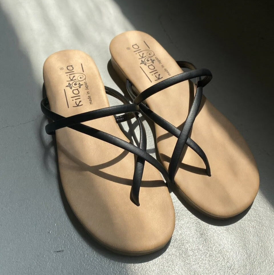 【ハモミシノオトナフク】flat sandal