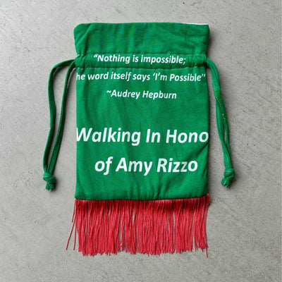 【hamomisi】Remake fringe drawstring bag