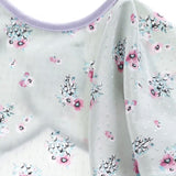 Water-repellent floral pattern dining apron with sleeves for girls / Restaurant bib - Flower (2 colors available)