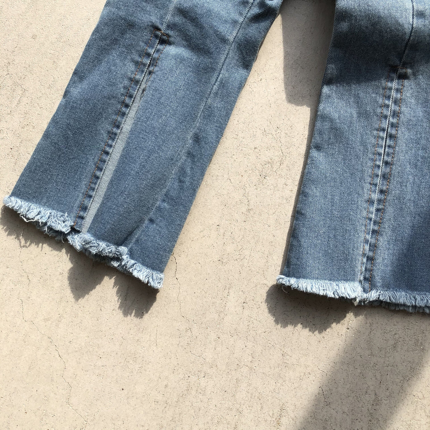 【hamomisi】Center slit denim(80.90.120)