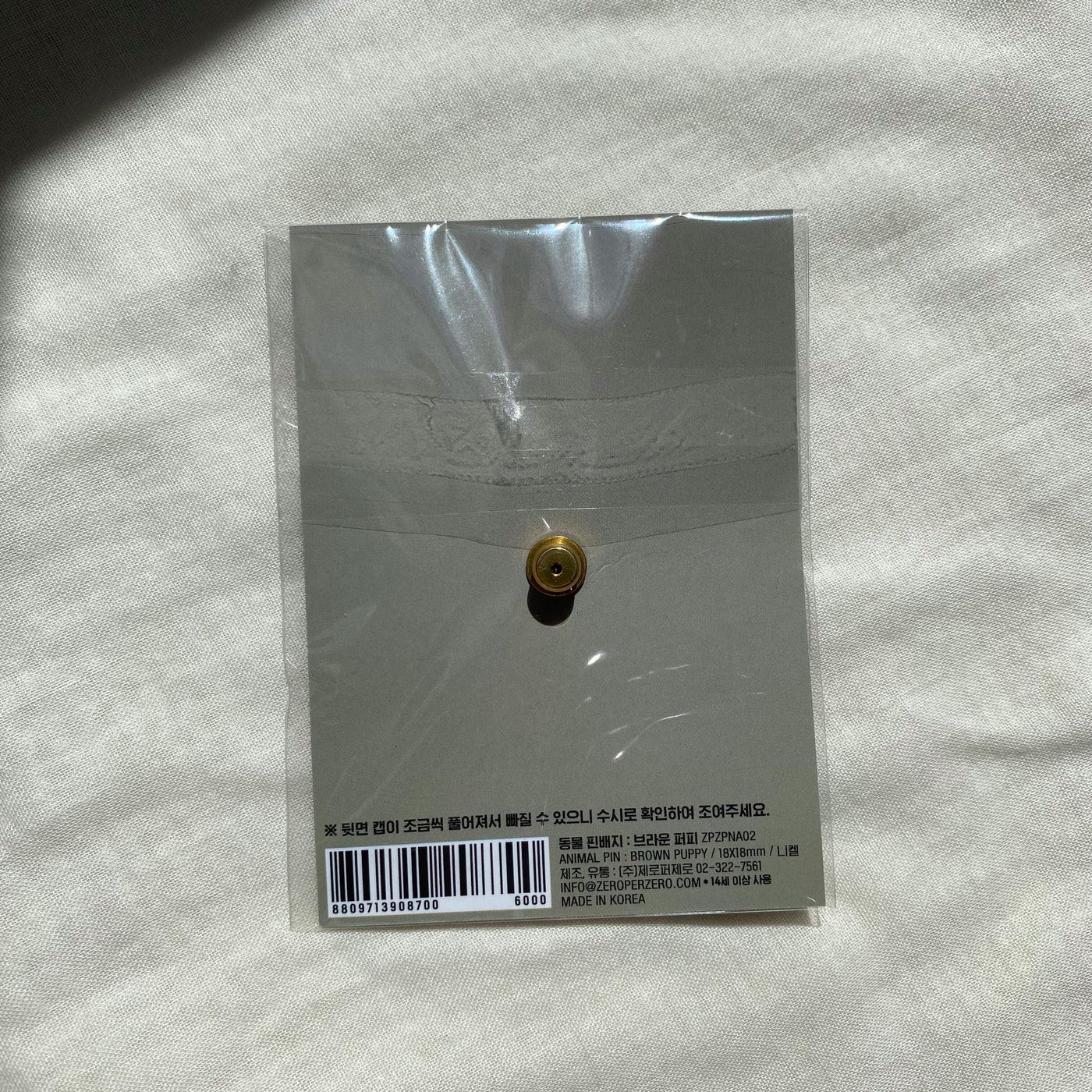 【ZERO PER ZERO】ピンバッチ