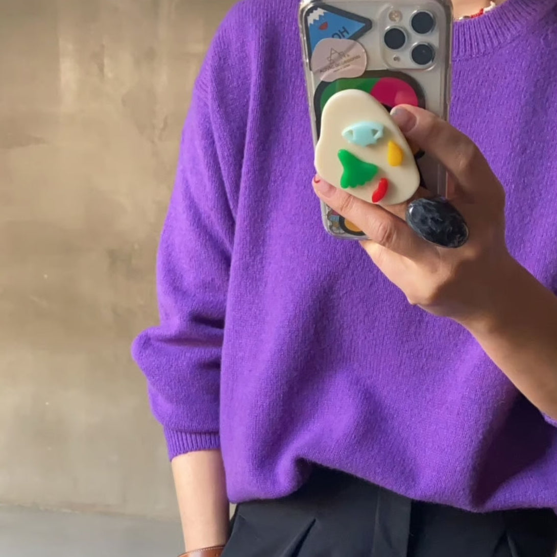 【riru】KAO no.278 (スマホグリップ仕様)