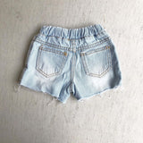 【hamomisi】Damage Denim shorts(90~120)