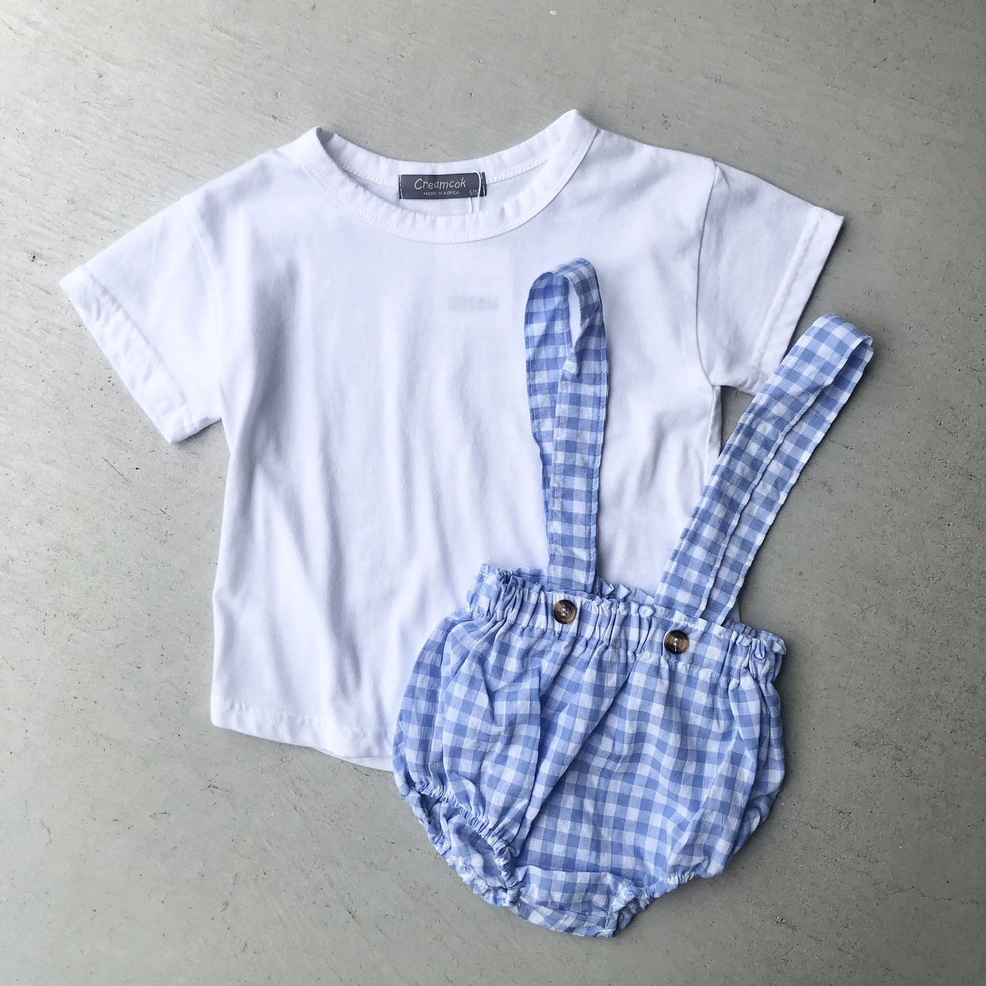 【hamomisi】Pumpkin overalls coordination baby(70.80cm)