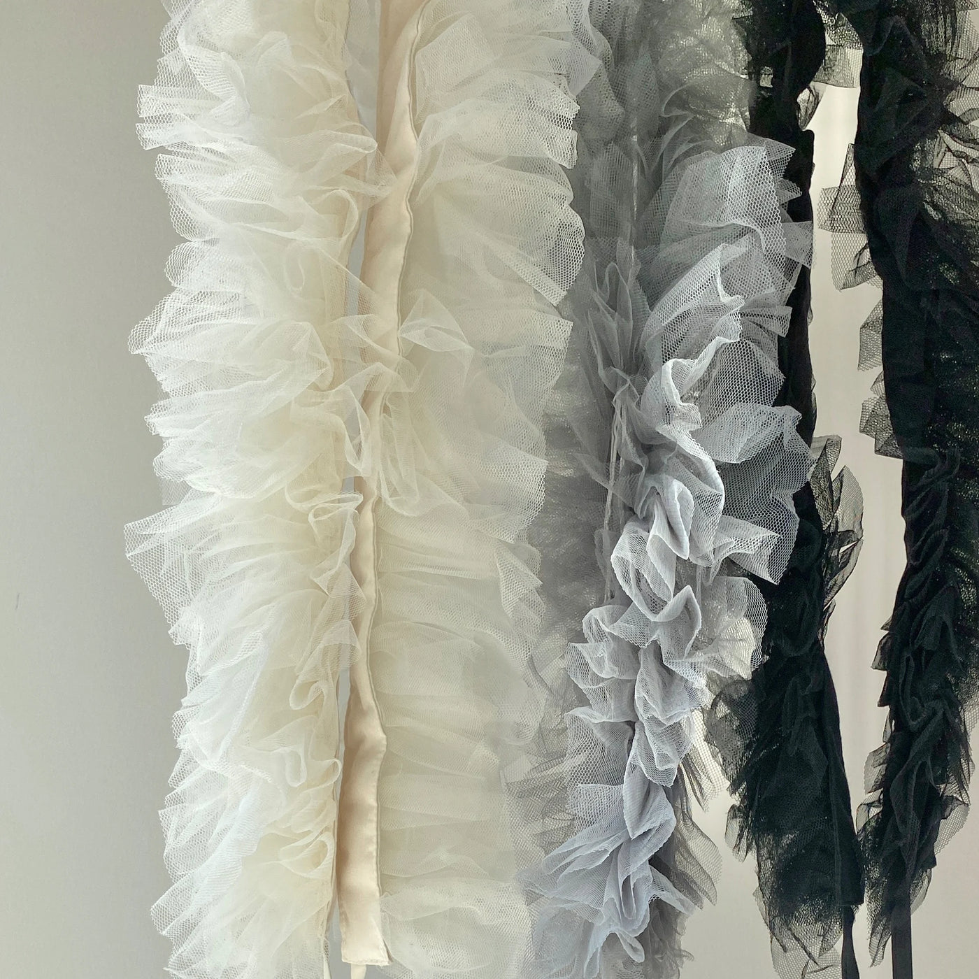 【ハモミシノオトナフク】Tulle shoulder strap