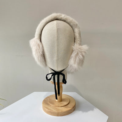 【ハモミシノオトナフク】Fur ear muffler