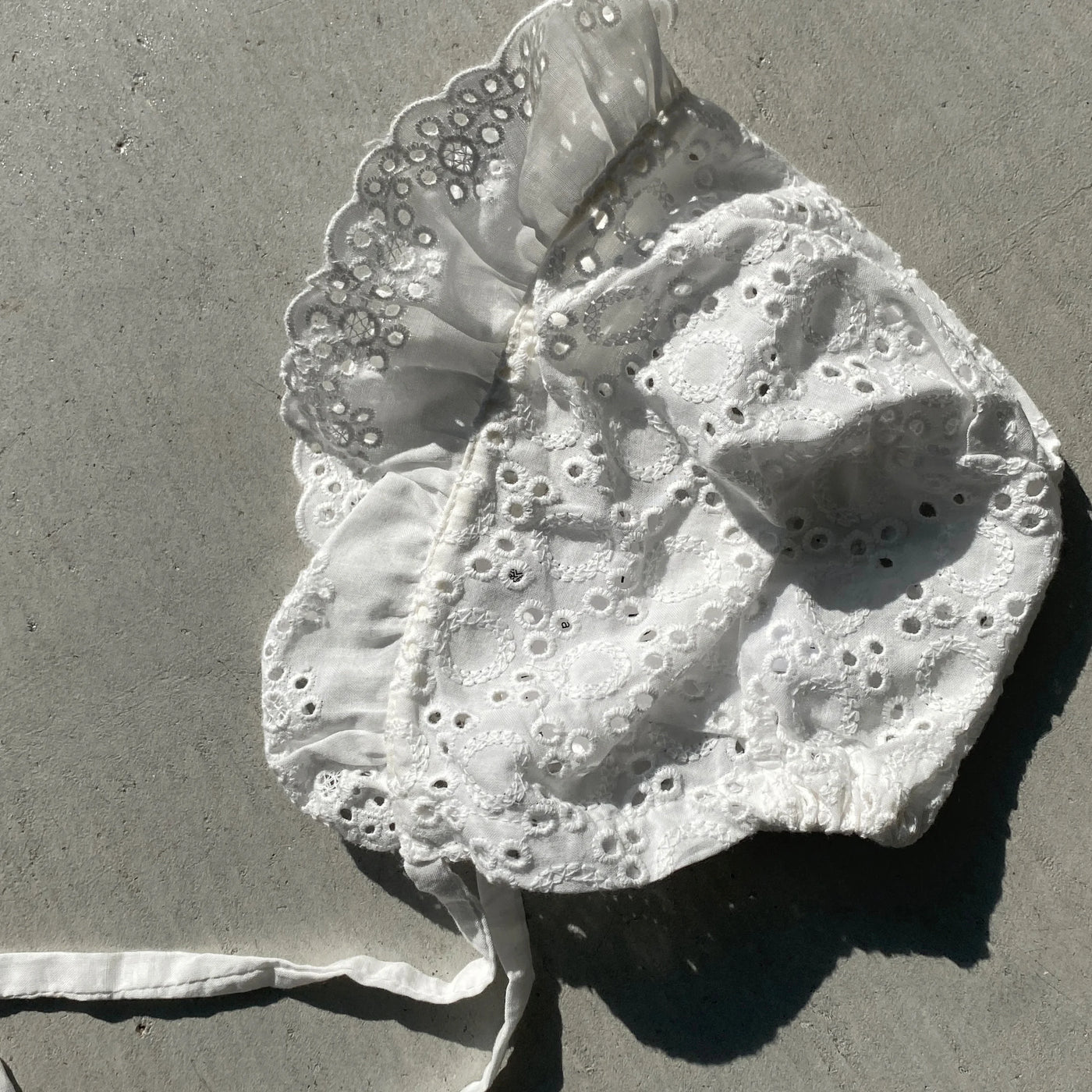 【hamomisi】Lace baby hat(44.46cm)