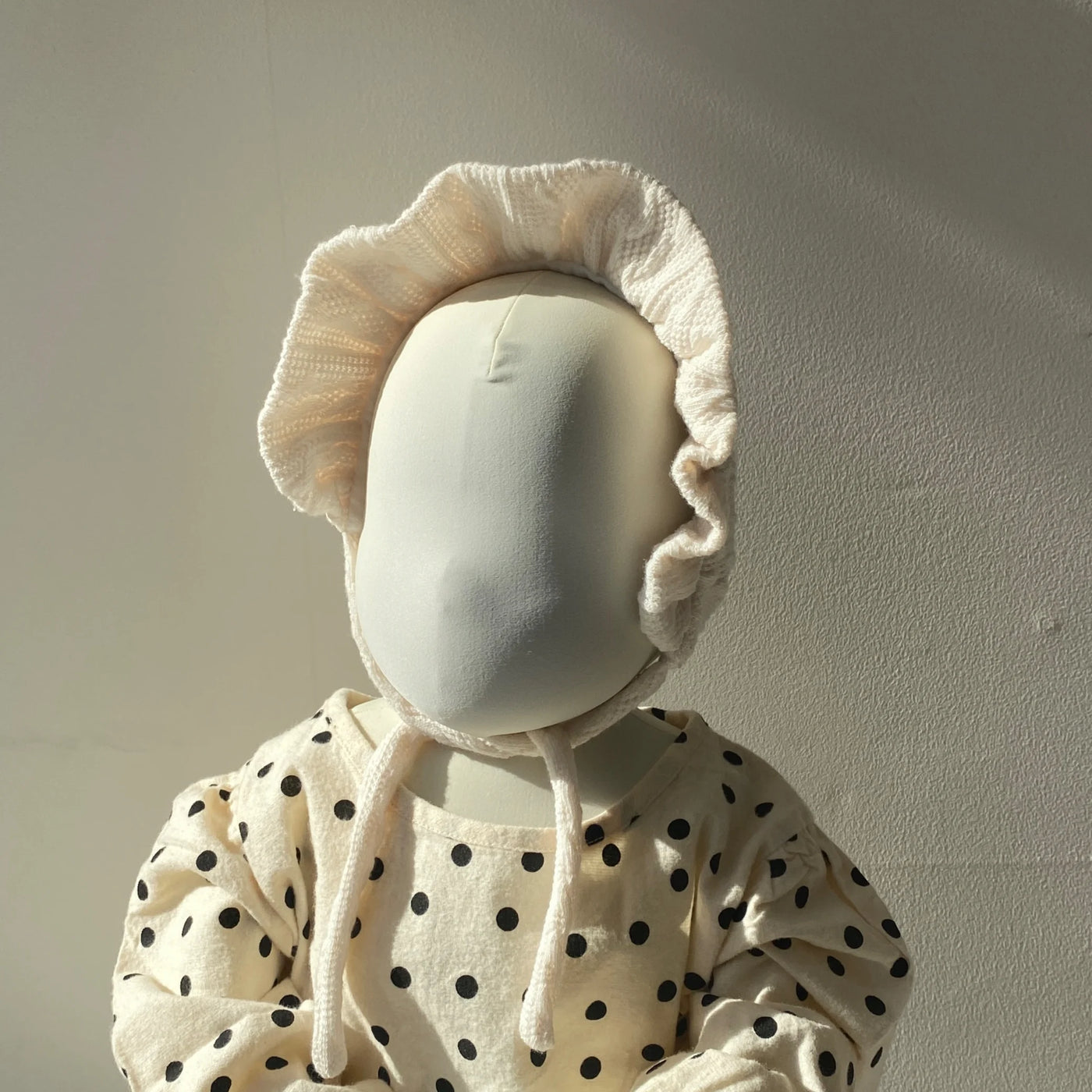 【hamomisi】Knit baby hat(44cm)