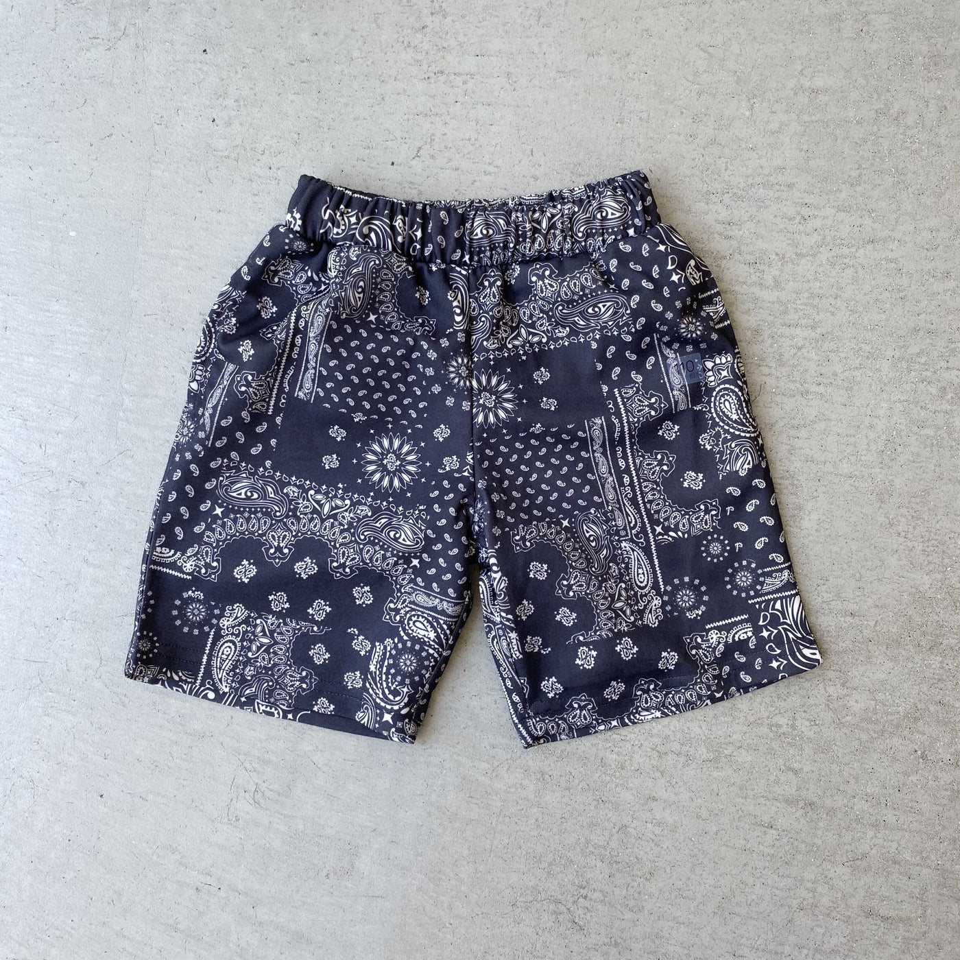 【hamomisi】Paisley half pants(120~150)