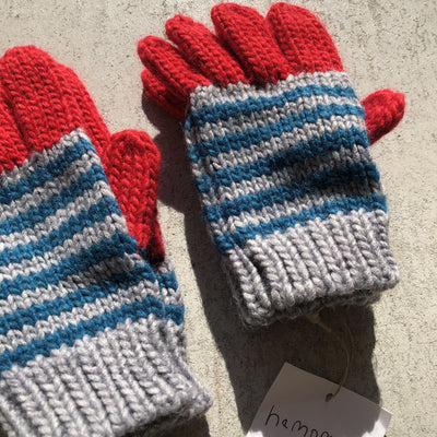 【hamomisi】Pop Border Gloves