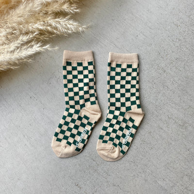 【hamomisi】checkerboard socks dig