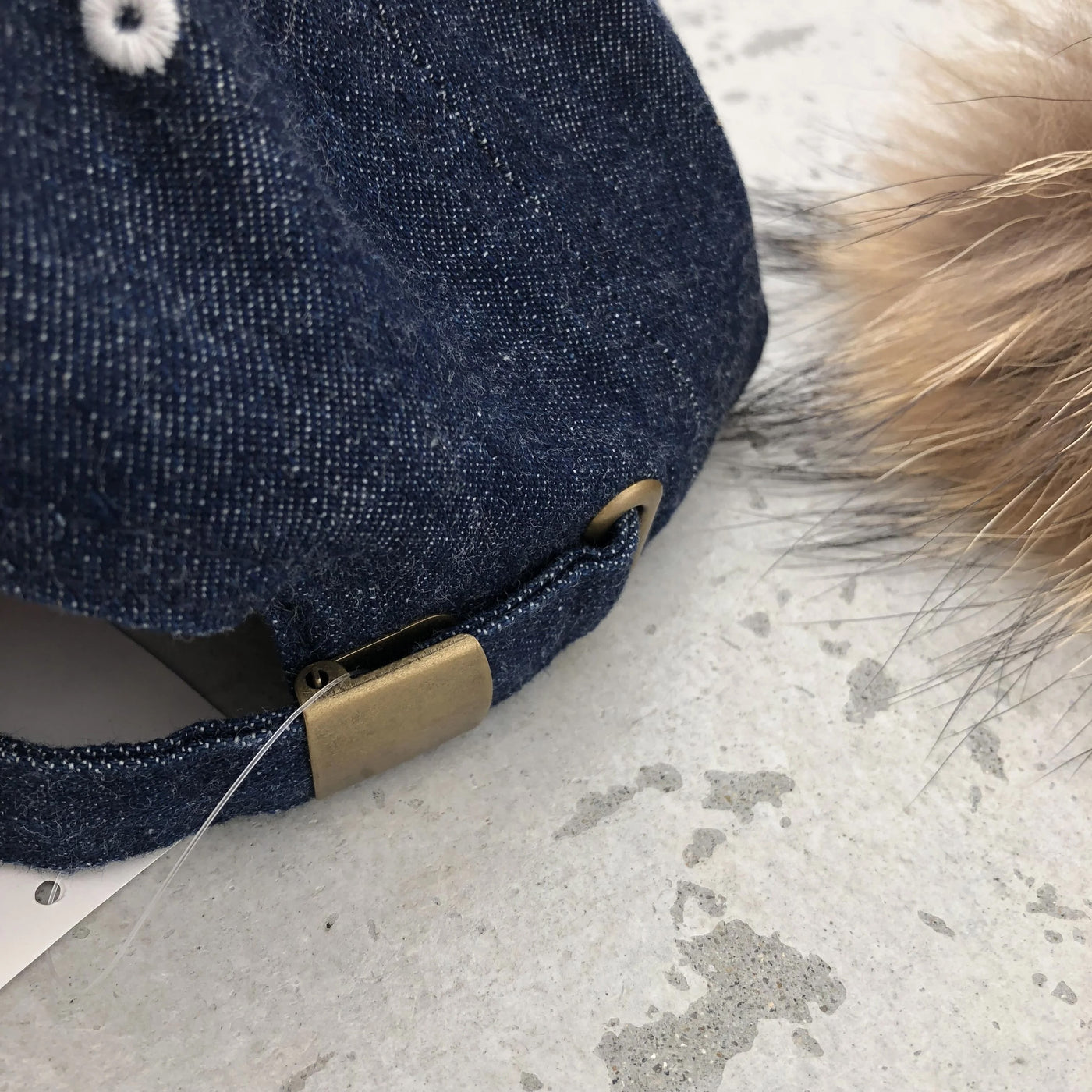 【hamomisi】beret bo taro fur cap(52~59cm)