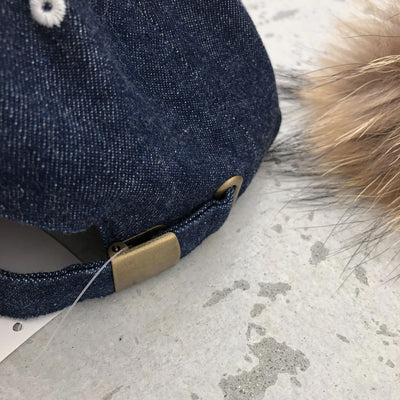 【hamomisi】beret bo taro fur cap(52~59cm)