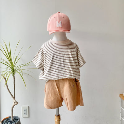 【hamomisi】Border T-shirt(90~110)