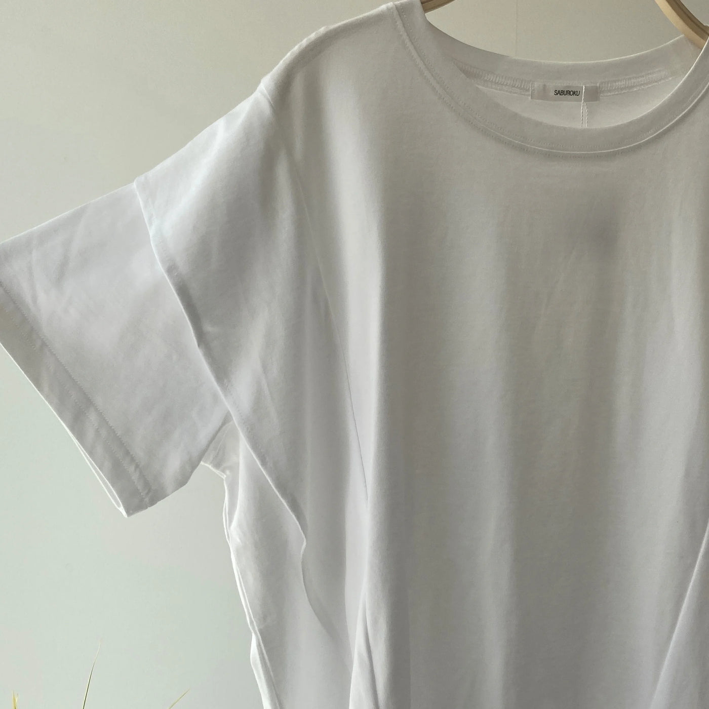 【ハモミシノオトナフク】Side frill T-shirt
