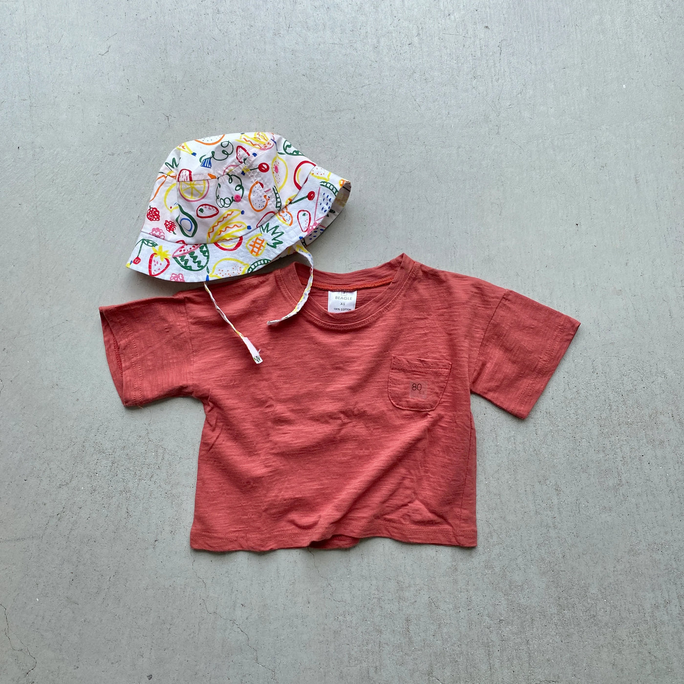 【hamomisi】Chest pocket t-shirt(80~120)