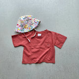 【hamomisi】Chest pocket t-shirt(80~120)