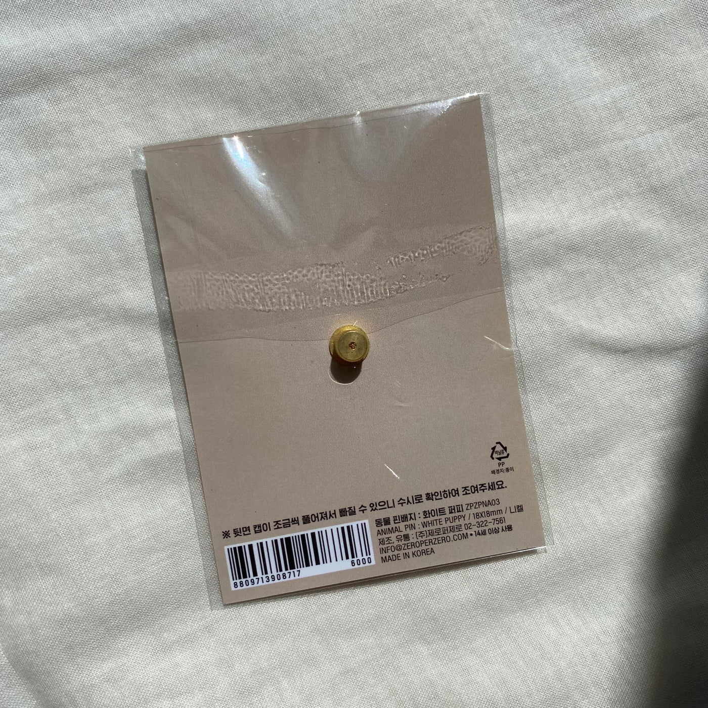 【ZERO PER ZERO】ピンバッチ