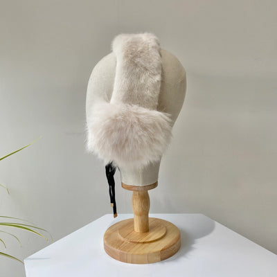 【ハモミシノオトナフク】Fur ear muffler