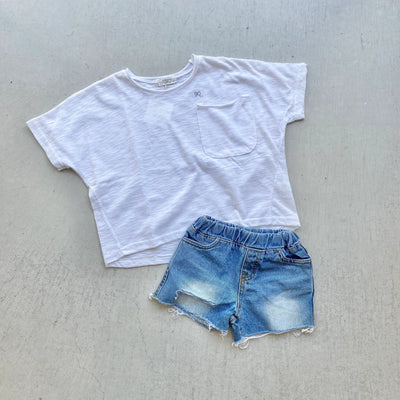 【hamomisi】Uncut T-shirt(100~120)