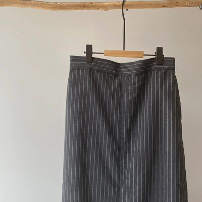 【ハモミシノオトナフク】Striped straight skirt