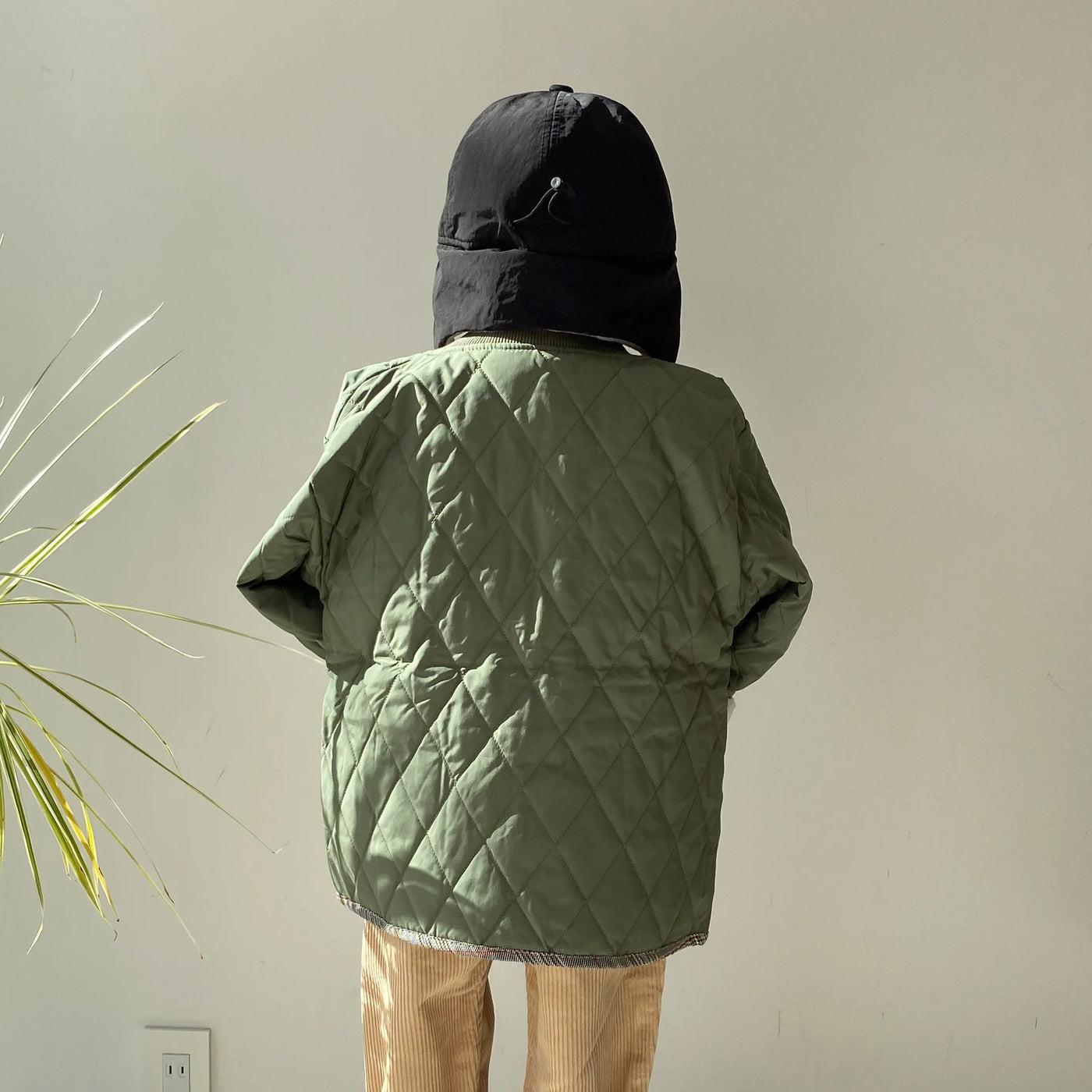 【hamomisi】Quilted jacket(80.90.110)