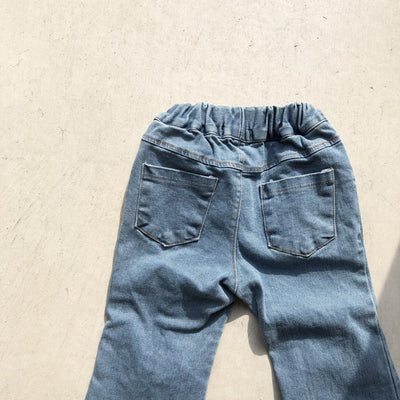 【hamomisi】Center slit denim(80.90.120)