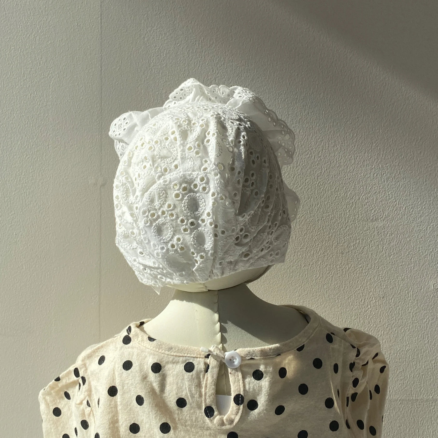 【hamomisi】Lace baby hat(44.46cm)