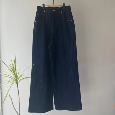 【ハモミシノオトナフク】Denim panel pants