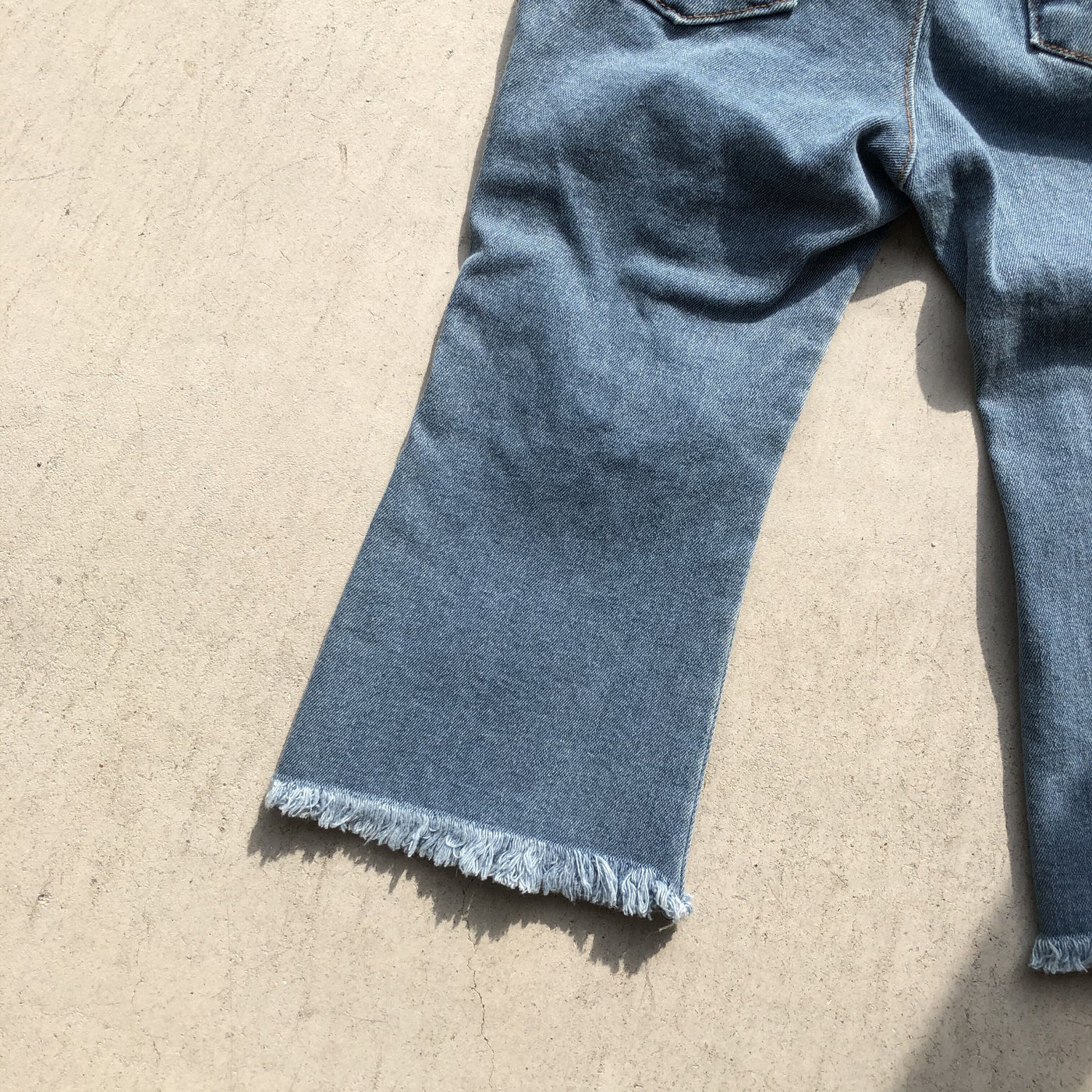 【hamomisi】Center slit denim(80.90.120)