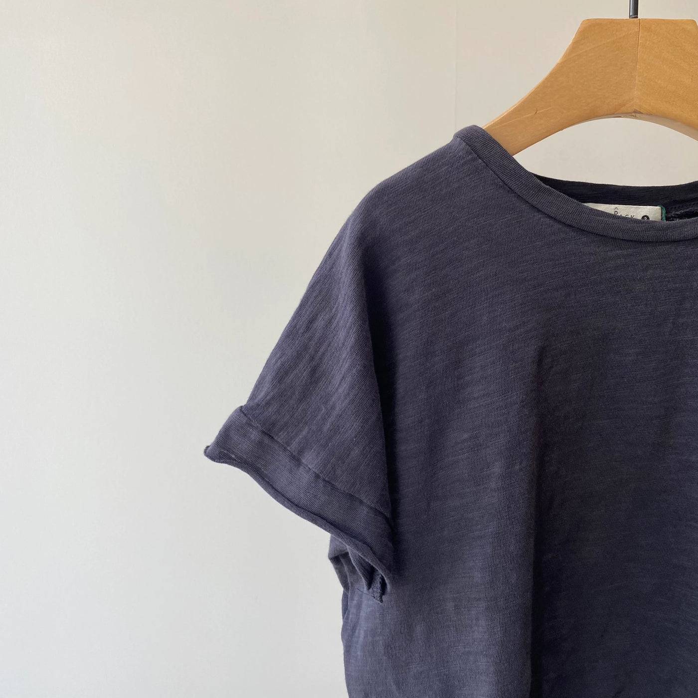 【hamomisi】Cropped length t-shirt(80~130)