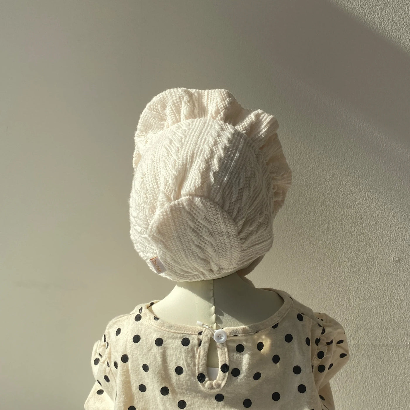 【hamomisi】Knit baby hat(44cm)