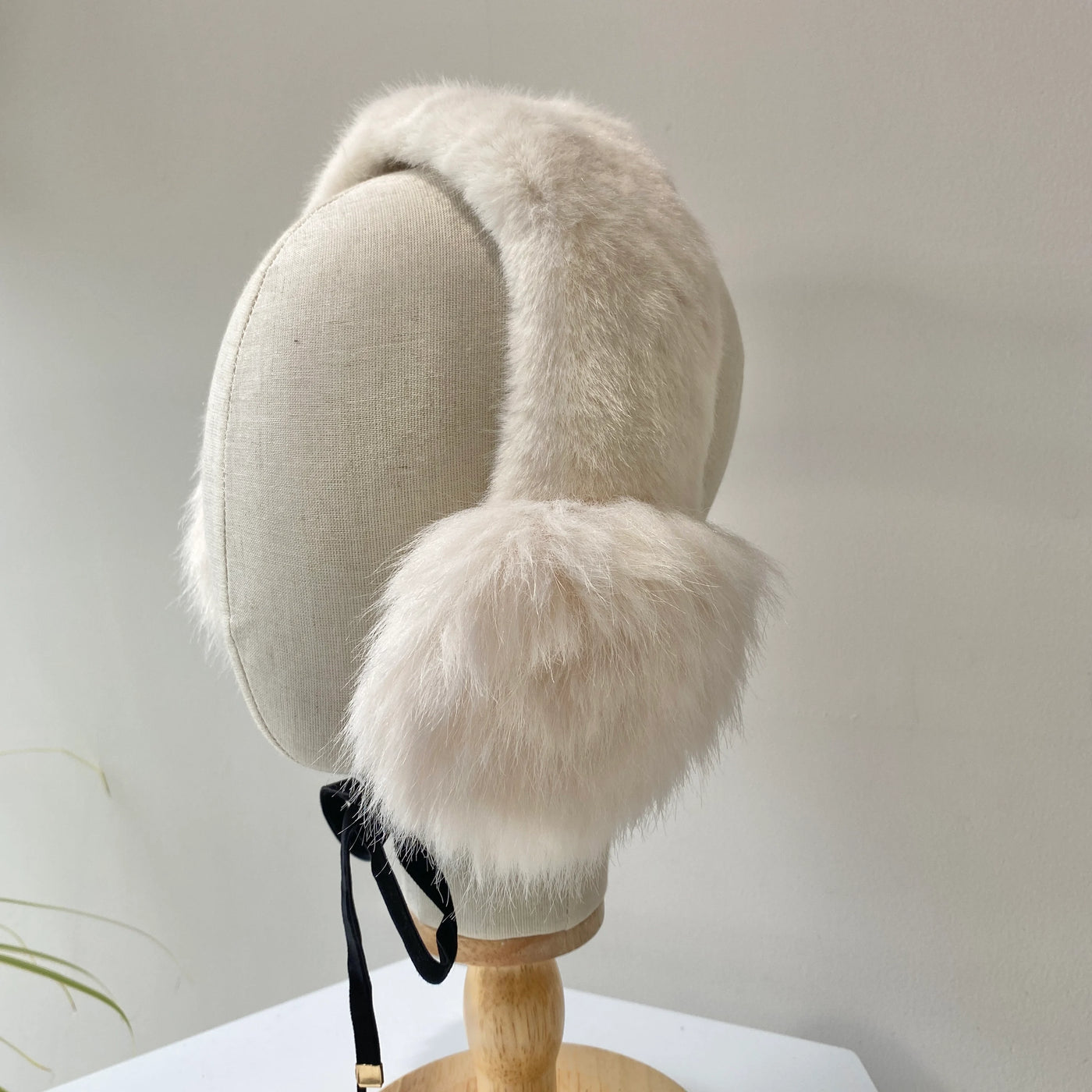 【ハモミシノオトナフク】Fur ear muffler