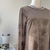 【ハモミシノオトナフク】Velour back open OP