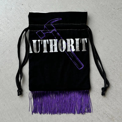 【hamomisi】Remake fringe drawstring bag