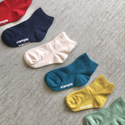 【hamomisi】Seed pattern short socks