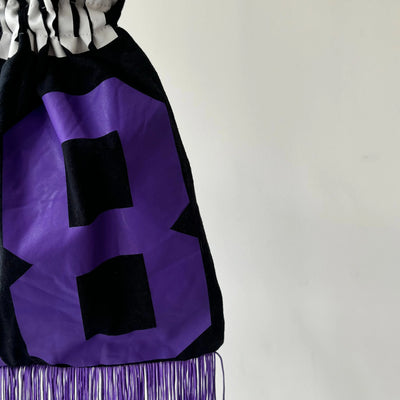 【hamomisi】Remake fringe drawstring bag