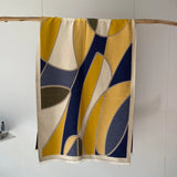 【ハモミシノオトナフク】Reversible geometric print stole