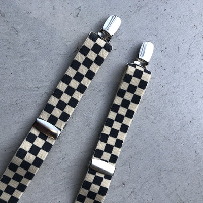 【hamomisi】checkerboard suspender