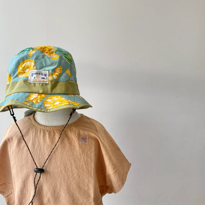 【hamomisi】Linen T-shirt(90~150)