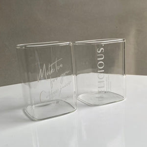 【ハモミシノオトナフク】ガラスコップ　Low