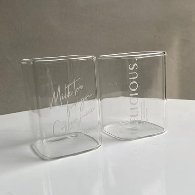 【ハモミシノオトナフク】ガラスコップ　Low