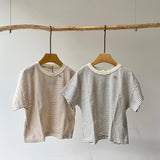 【hamomisi】Border T-shirt(90~110)