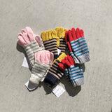 【hamomisi】Pop Border Gloves
