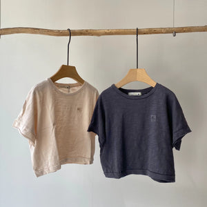 【hamomisi】Cropped length t-shirt(80~130)