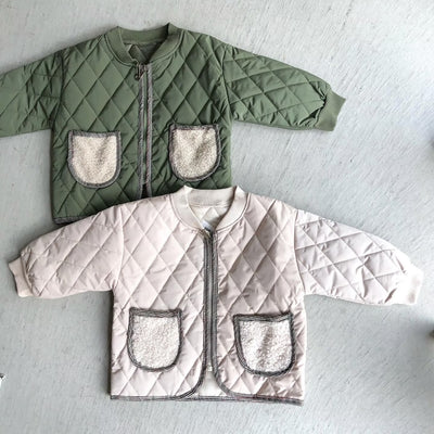 【hamomisi】Quilted jacket(80.90.110)