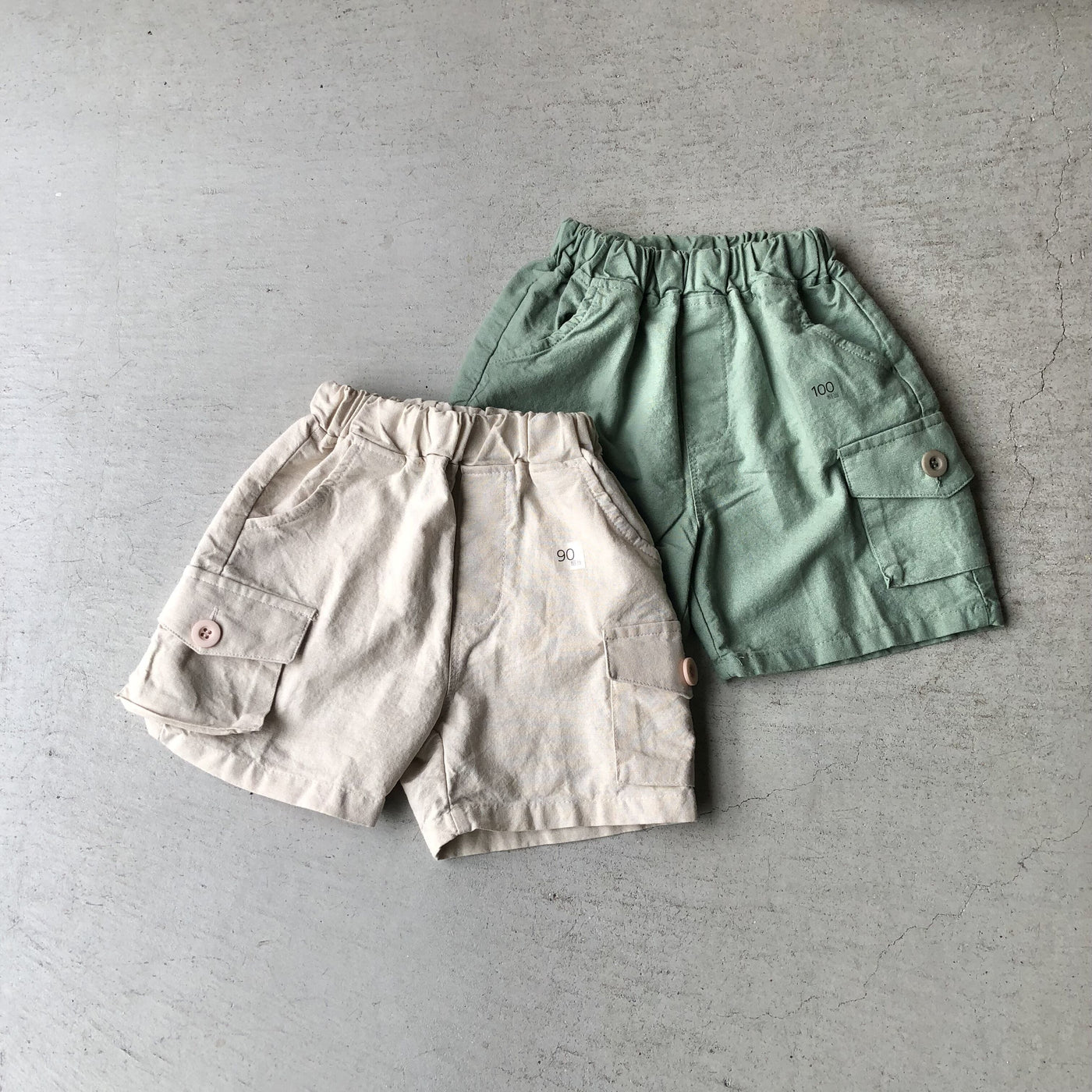 【hamomisi】Cargo short pants(100~150)