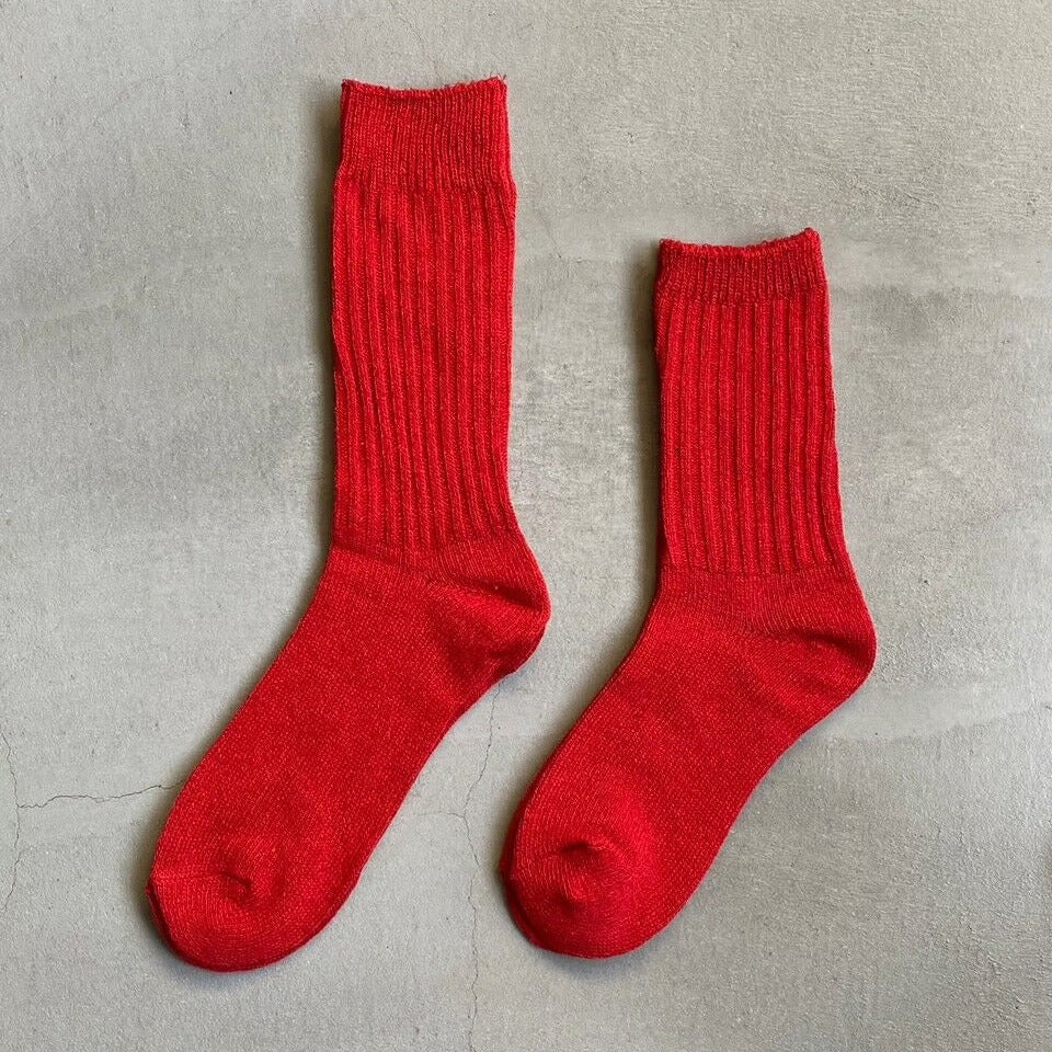 【ハモミシノオトナフク】 Silk mixed socks(Men'sサイズ)